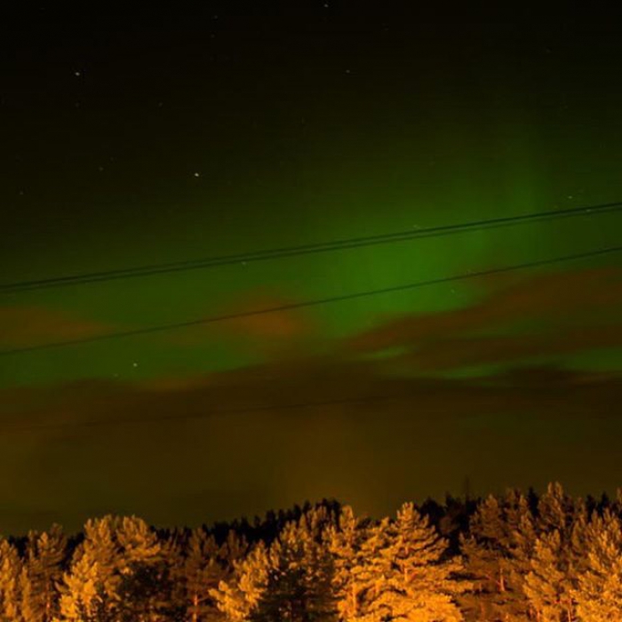 Жители Петербурга смогут увидеть северное сияние (фото)